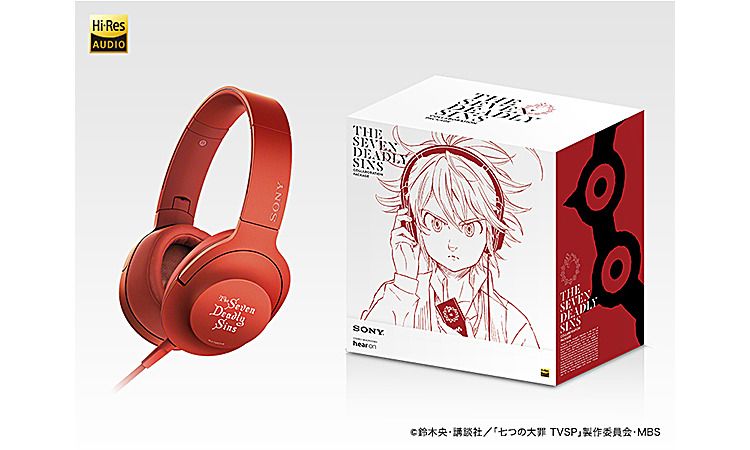 《七大罪》宣布与SONY合作联名款耳机 随身音乐播放器展开贩售!