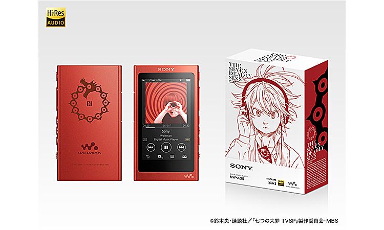 《七大罪》宣布与SONY合作联名款耳机 随身音乐播放器展开贩售!