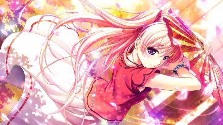 千の刃涛 桃花染の皇姬ED———月夜に舞う恋の花
