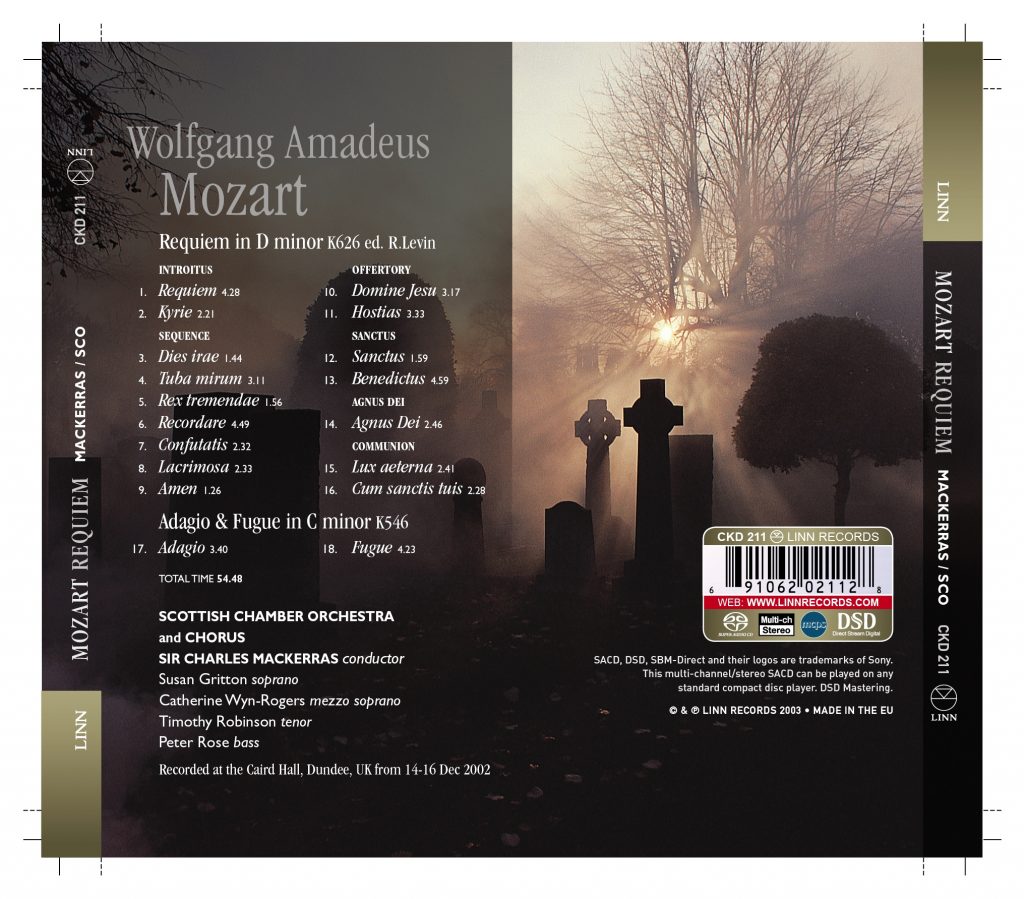 莫扎特:安魂曲(Mozart Requiem, Adagio & Fugue) [FLAC]