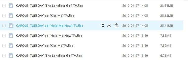 CAROLE &amp; TUESDAY TV版