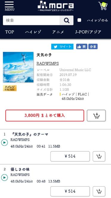 RADWIMPS - 天気の子