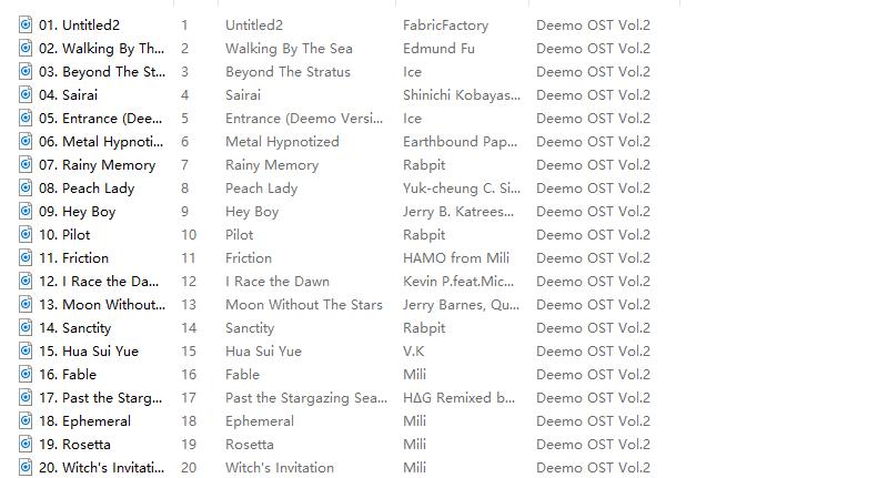 [Hi-res][自购]古树旋律Deemo OST Vol.2(FLAC)