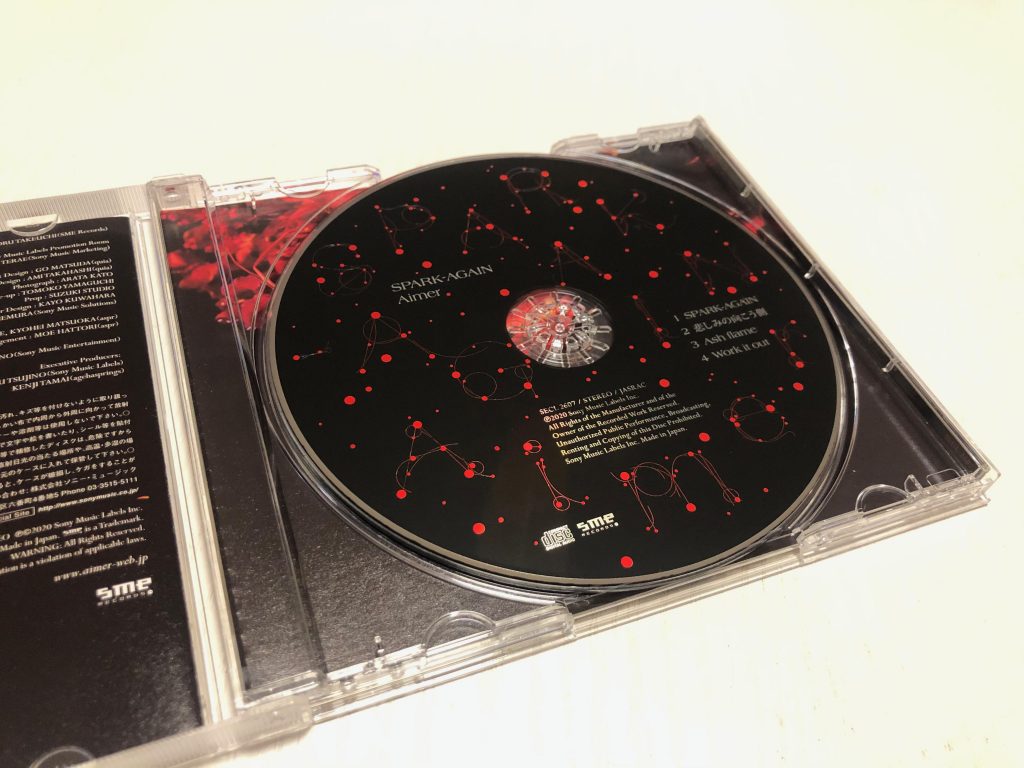 [CD抓轨][无损]Aimer - SPARK-AGAIN 动画「炎炎消防队 第二章」OP / 19单 4曲