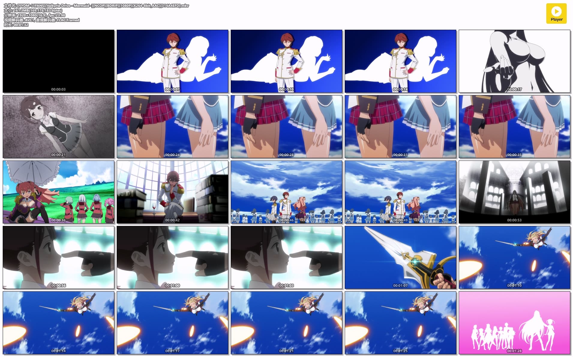 [夸克][紫音字幕] ヴァルキリードライヴ マーメイド/Valkyrie Drive ~Mermaid~/女武神驱动~美人鱼~ [BDRIP][1080P][TV1-12FIN+SP][MKV][简繁外挂][12.07GB]