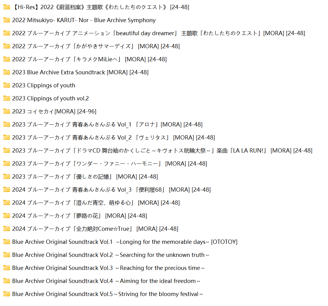 BA相关音乐