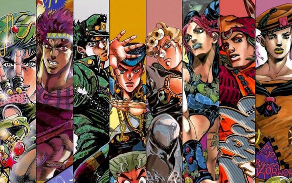 【漫画】joJo的奇妙冒险1-8部，荒木飞吕彦 黑板版/全彩版pdf