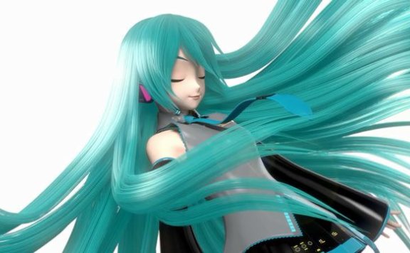 绿长直初音未来-初音未来LUX广告正式公布
