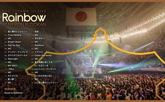 【BD】東山奈央 1st LIVE 「Rainbow」 at 日本武道館