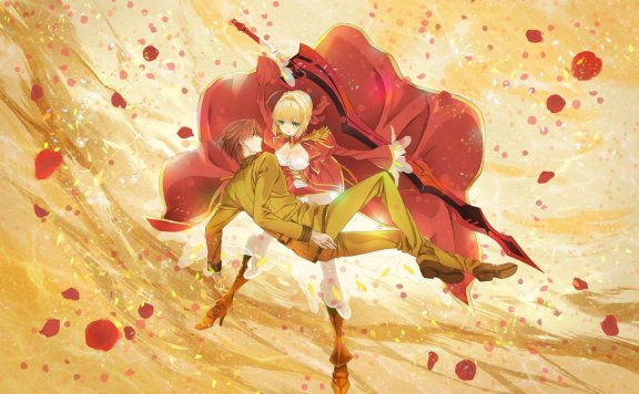 月と花束